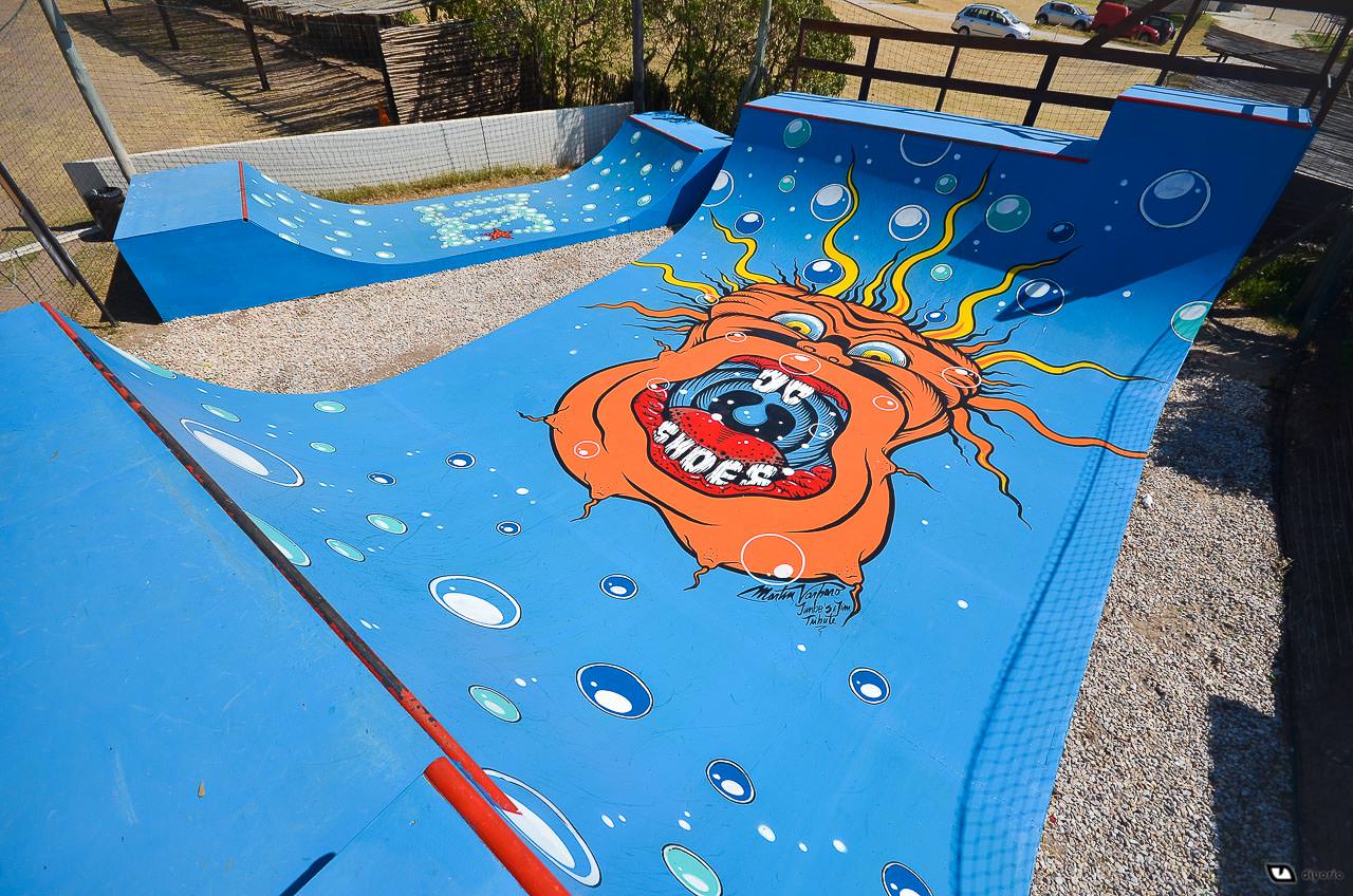 Bowl de skate del Balneario Honu Beach Mar del Plata